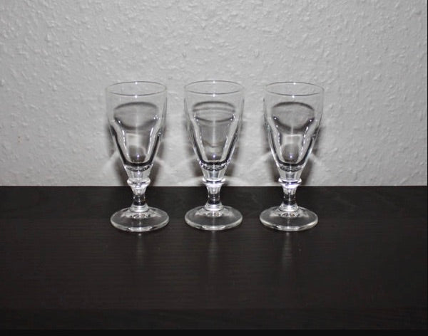 3 st snapsglas från Italien