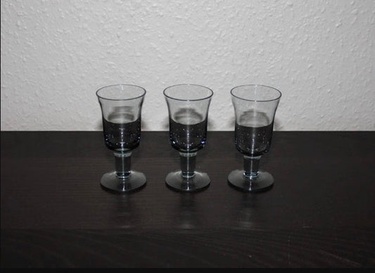 3 Stora snapsglas från Åfors - Bertil Vallien