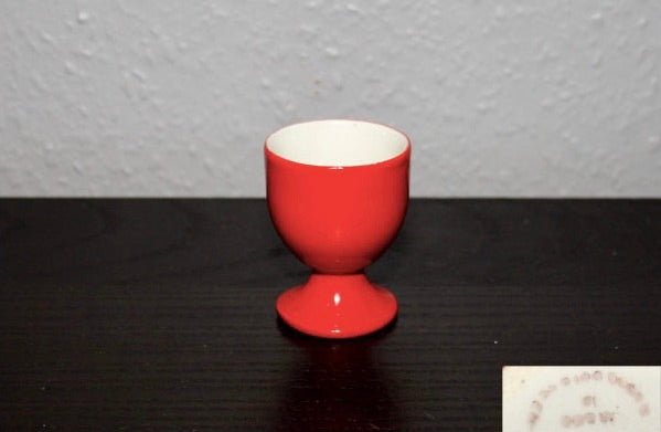 Äggkopp Röd - signerad