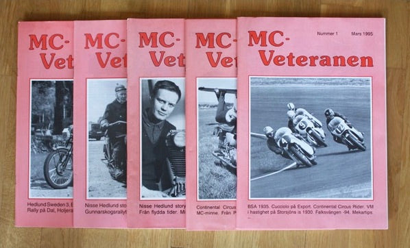 5st MC Veteranen 1995 kompletta årgång