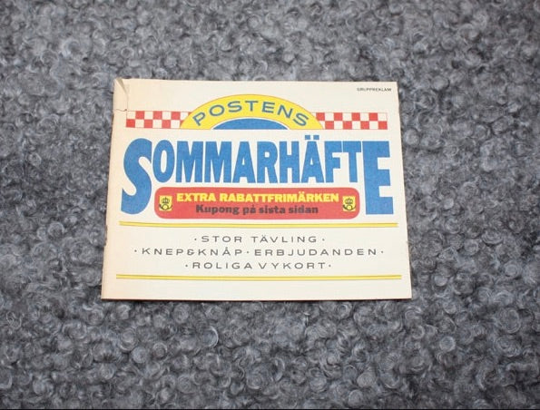 Postens Sommarhäfte från 1985